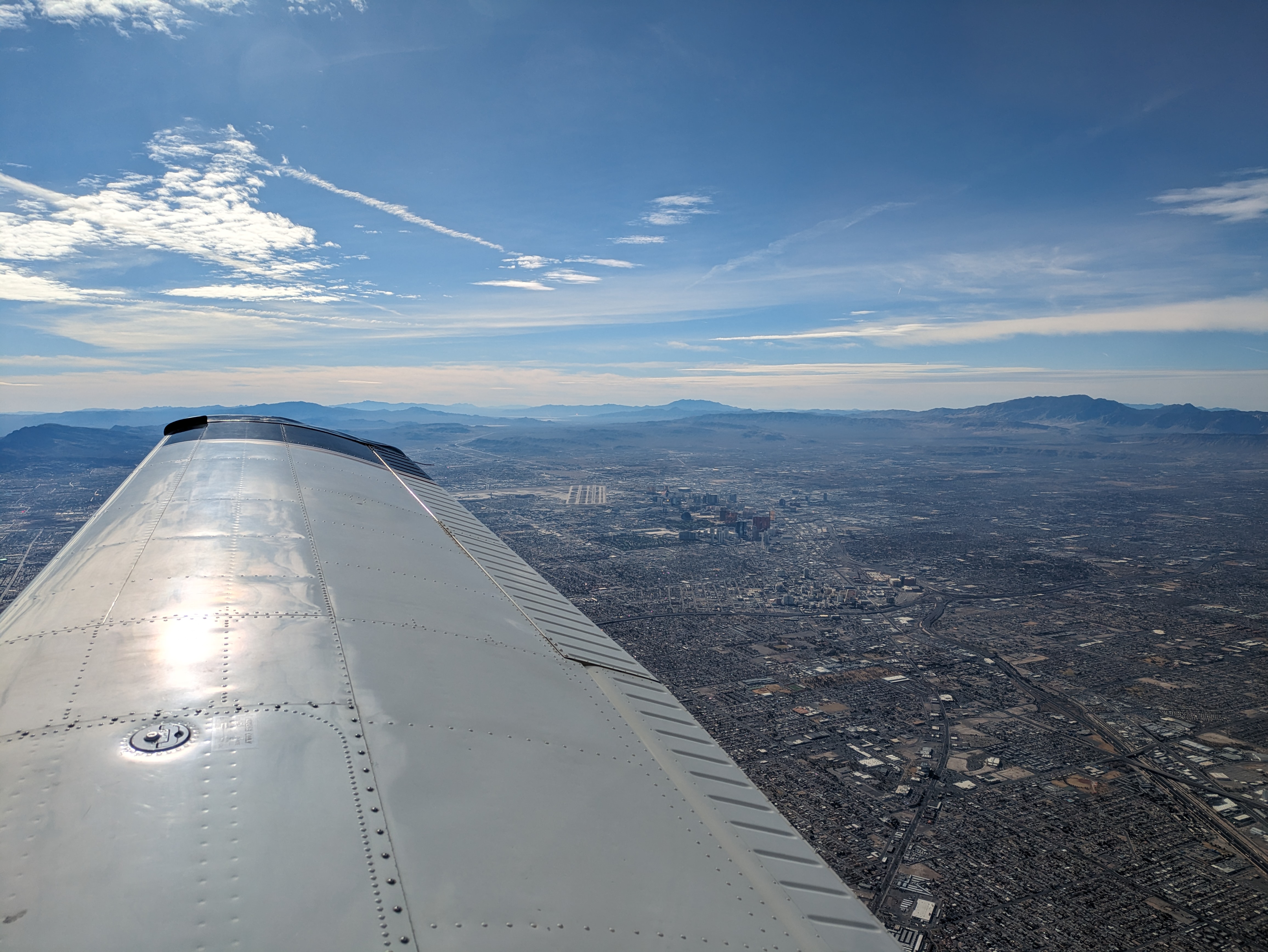 Overflying Las Vegas